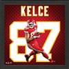 Travis Kelce Kansas City Chiefs NFL Impact Jersey Frame  