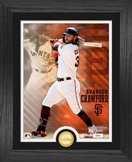 Brandon Crawford Bronze Coin Photo Mint  