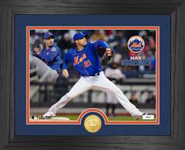 Max Scherzer New York Mets Debut Bronze Coin Photo Mint  