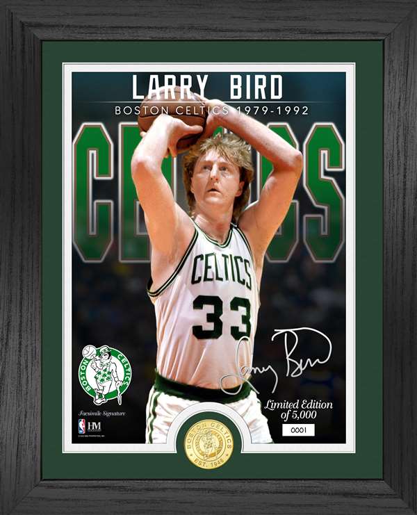 Larry Bird Celtics Bronze Coin Photo Mint  