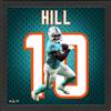 Tyreek Hill Miami Dolphins Impact Jersey Frame  