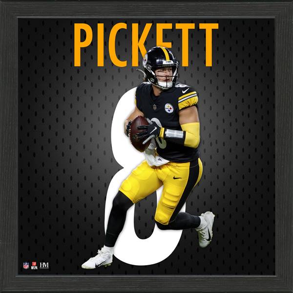 Kenny Pickett Pittsburgh Steelers Impact Jersey Frame  