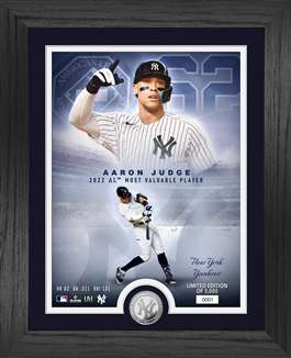 Aaron Judge 2022 A.L. MVP Silver Coin Photo Mint  