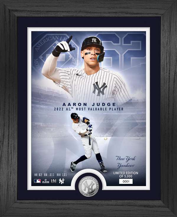 Aaron Judge 2022 A.L. MVP Silver Coin Photo Mint  