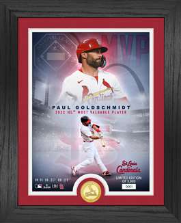 Paul Goldschmidt 2022 N.L. MVP Bronze Coin Photo Mint  