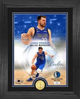 Luka Doncic Dallas Mavericks Legends Bronze Coin Photo Mint  