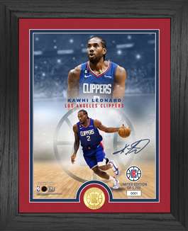 Kawhi Leonard Los Angeles Clippers Legends Bronze Coin Photo Mint  