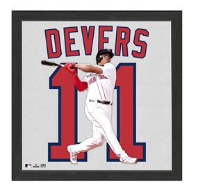 Rafael Devers Boston Red Sox IMPACT Jersey Frame  