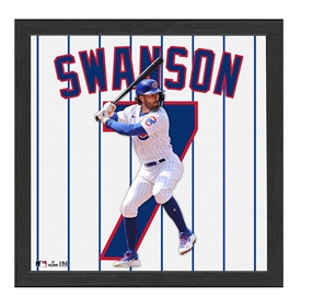 Dansby Swanson Chicago Cubs IMPACT Jersey Frame  