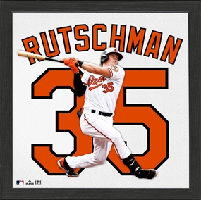 Adley Rutschman Baltimore Orioles IMPACT Jersey Frame  