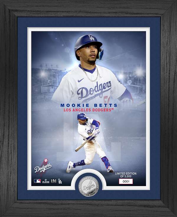 Mookie Betts Dodgers Legends Silver Coin Photo Mint  