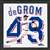 Jacob DeGrom Texas Rangers IMPACT Jersey Frame  