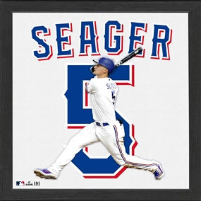 Corey Seager Texas Rangers Jersey IMPACT Frame  