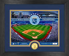 Kansas City Royals Bronze Coin Stadium Photo Mint  