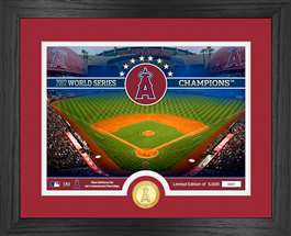 Los Angeles Angels Bronze Coin Stadium Photo Mint  