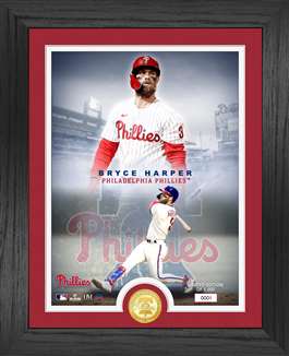 Bryce Harper Philadelphia Phillies Legends Bronze Coin Photo Mint  