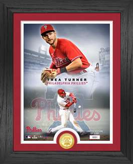 Trae Turner Philadelphia Phillies Legends Bronze Coin Photo Mint  