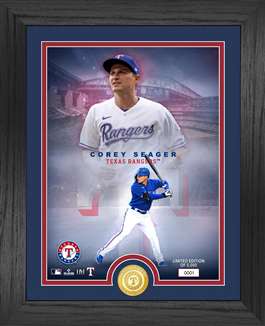 Corey Seager Texas Rangers Legends Bronze Coin Photo Mint  