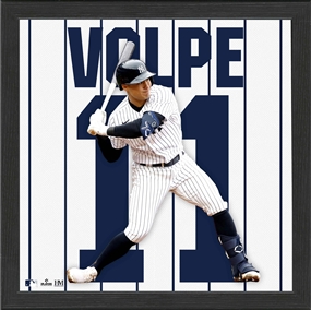 Anthony Volpe New York Yankees Jersey IMPACT Frame  