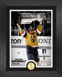 Jonathan Marchessault 2023 NHL Stanley Cup Trophy Raising Photo Mint   