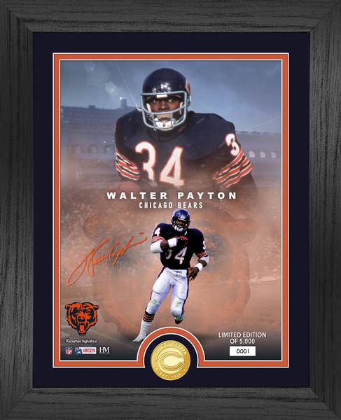 Chicago Bears Walter Payton NFL Legends Bronze Coin Photo Mint