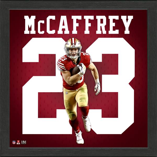 Christina McCaffrey San Francisco 49ers NFL Impact Jersey Frame  