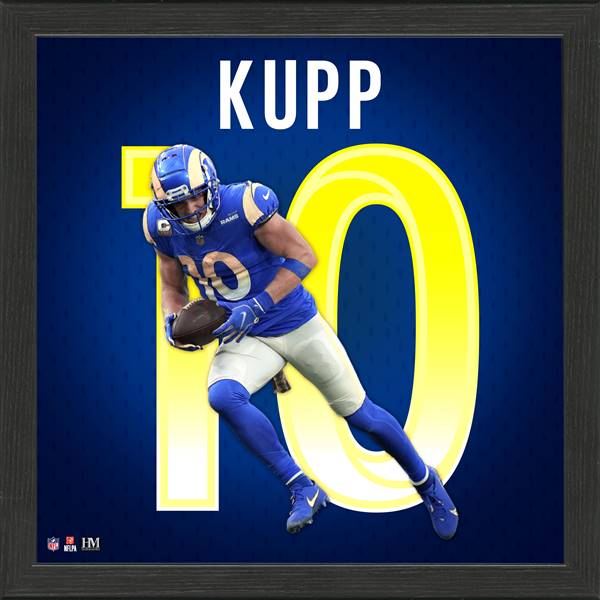 Cooper Kupp Los Angeles Rams NFL Impact Jersey Frame  