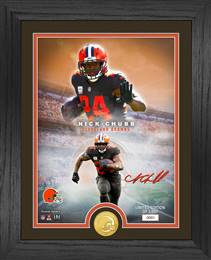 Cleveland Browns Nick Chubb NFL Legends Bronze Coin Photo Mint