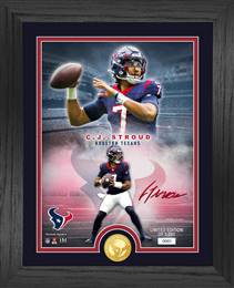 Houston Texans C.J. Stroud NFL Legends Bronze Coin Photo Mint