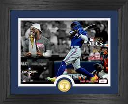 Texas Rangers ALCS MVP Bronze Coin Photo Mint  