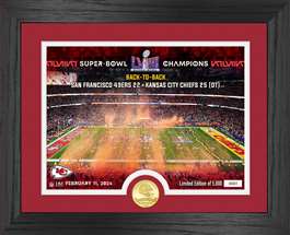 Kansas City Chiefs Super Bowl LVIII Champions Celebration Bronze Coin Photo Mint  