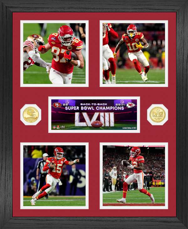 Kansas City Chiefs Super Bowl LVIII Champions Memorable Moments Bronze Coin Photo Mint   