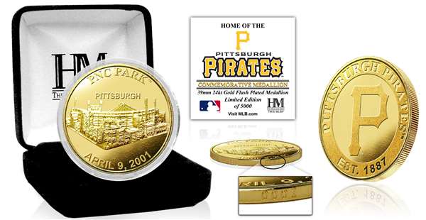 Pittsburgh Pirates "Stadium" Gold Mint Coin  