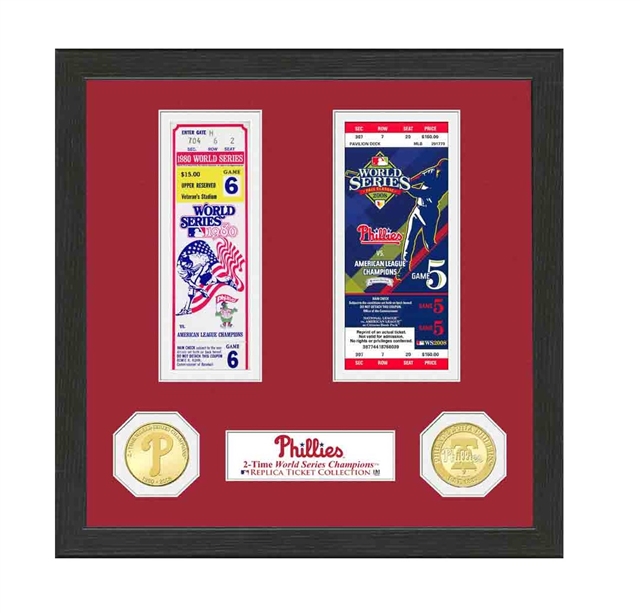 Philadelphia Phillies World Series Ticket Collection  