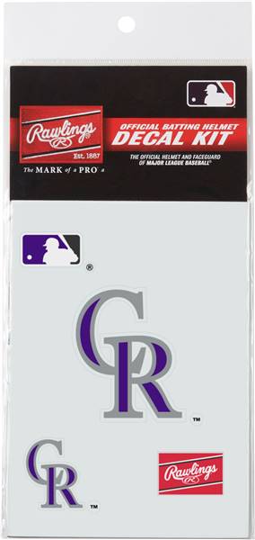 COLORADO ROCKIES Rawlings MLB Decal Kit (PRODK) 