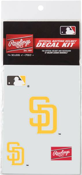 SAN DIEGO PADRES Rawlings MLB Decal Kit (PRODK) 