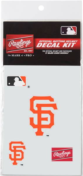 SAN FRANCISCO GIANTS Rawlings MLB Decal Kit (PRODK) 