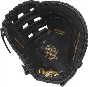 Rawlings Heart of the Hide 12.5-inch First Base Mitt (PROFM18-17B)  Right Hand Throw  