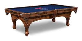 Louisiana Tech University 8 ft. Pool Table with a Chardonnay Finish - Free Professional Installation