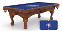 Chicago Cubs 8ft Pool Table with a Chardonnay Finish