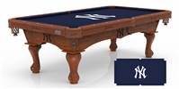New York Yankees 8ft Pool Table with a Chardonnay Finish