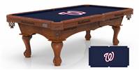 Washington Nationals 8ft Pool Table with a Chardonnay Finish