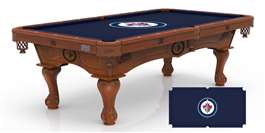 Winnipeg Jets 8 ft. Pool Table with a Chardonnay Finish - Free Professional Installation