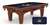 University of California 8 ft. Pool Table with a Chardonnay Finish - Free Professional Installation