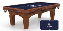 University of Connecticut 8 ft. Pool Table with a Chardonnay Finish - Free Professional Installation