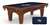 Georgia Tech 8 ft. Pool Table with a Chardonnay Finish - Free Professional Installation