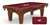 Virginia Tech University 8 ft. Pool Table with a Chardonnay Finish - Free Professional Installation