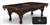 University of Colorado 8 ft. Pool Table with a Navajo Finish - Free Professional Installation