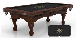 University of Colorado 8 ft. Pool Table with a Navajo Finish - Free Professional Installation