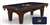 University of California 8 ft. Pool Table with a Navajo Finish - Free Professional Installation